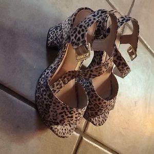 Cheetah print shoes